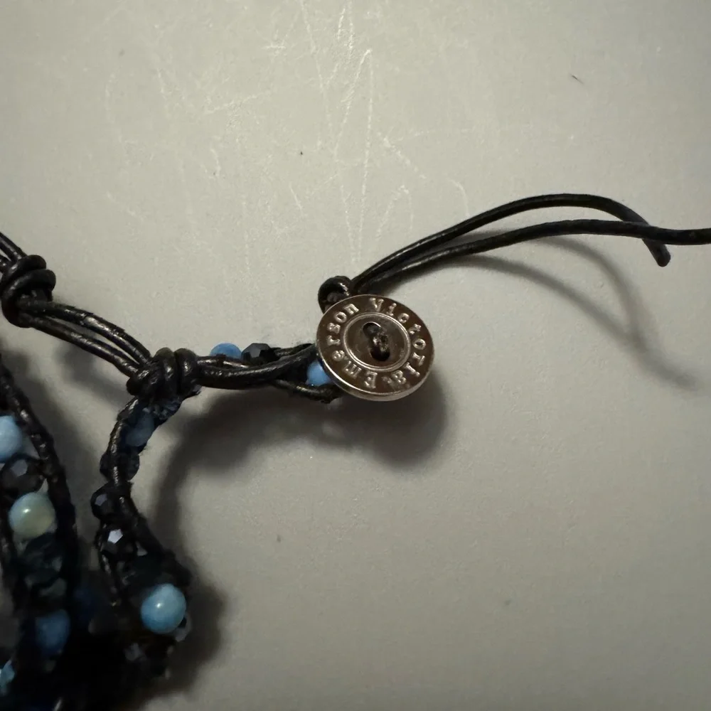 Victoria Emerson blue and black wrap bracelet - Picture 2 of 3